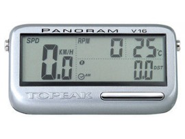 Велокомпьютер Topeak Panoram V16, 16 функций беспровадной  с Сandence